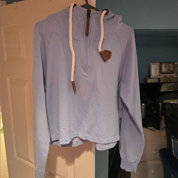 Wanakome Light Blue Cowl Neck Sweater - Picture 4 of 7